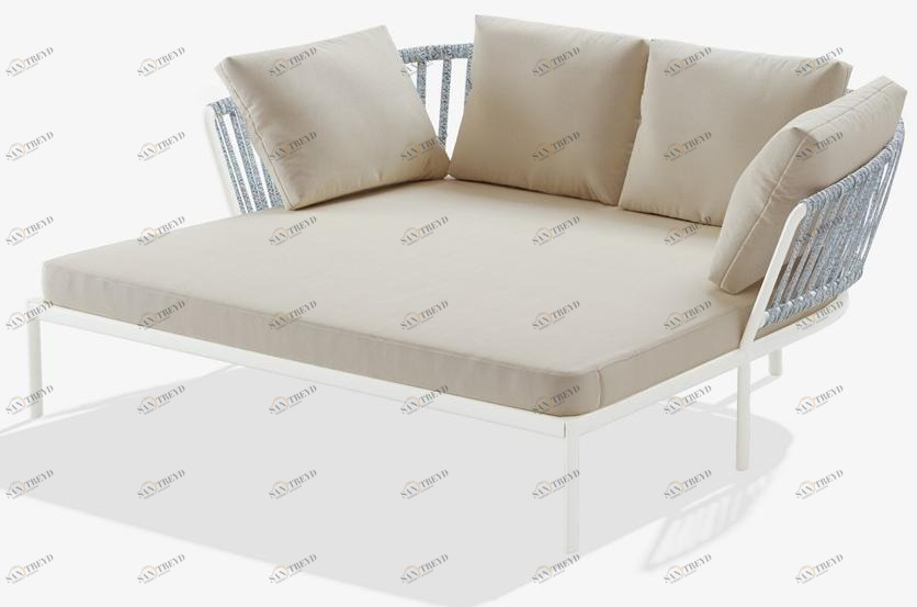 FAST Садовая кровать из алюминия и ткани Ria 7614