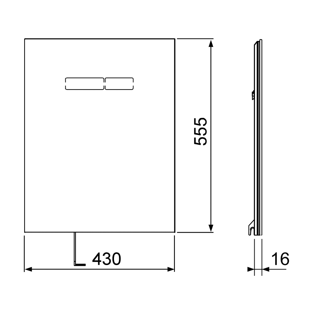 9650003 Стеклянные панели Tece TECElux - Вид №3