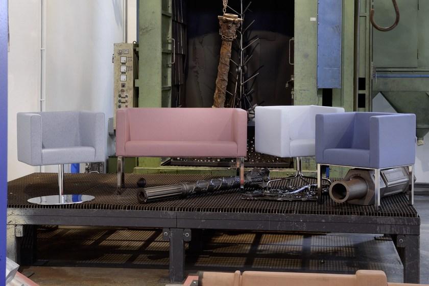 Domingo Salotti Кресло поворотное, обитое тканью, в современном стиле по контракту Providence sun-id-1387727 - Вид №1