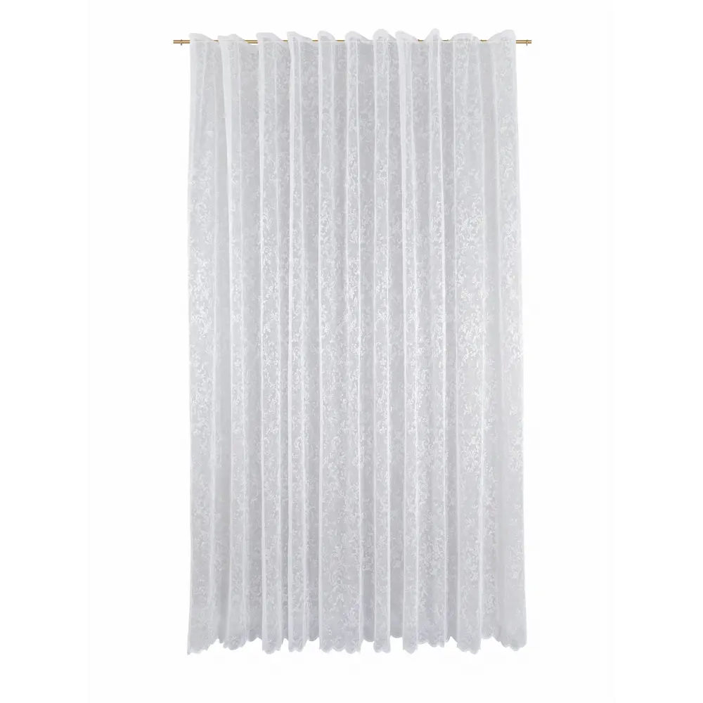 Тюль на ленте Aromo 300x280 см цвет белый MIAMOZA STLM-2098230 - Вид №1