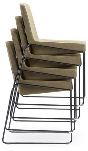 ROSSIN Штабелируемое кресло-санки Tonic metal sun-id-1483919 - Вид №3