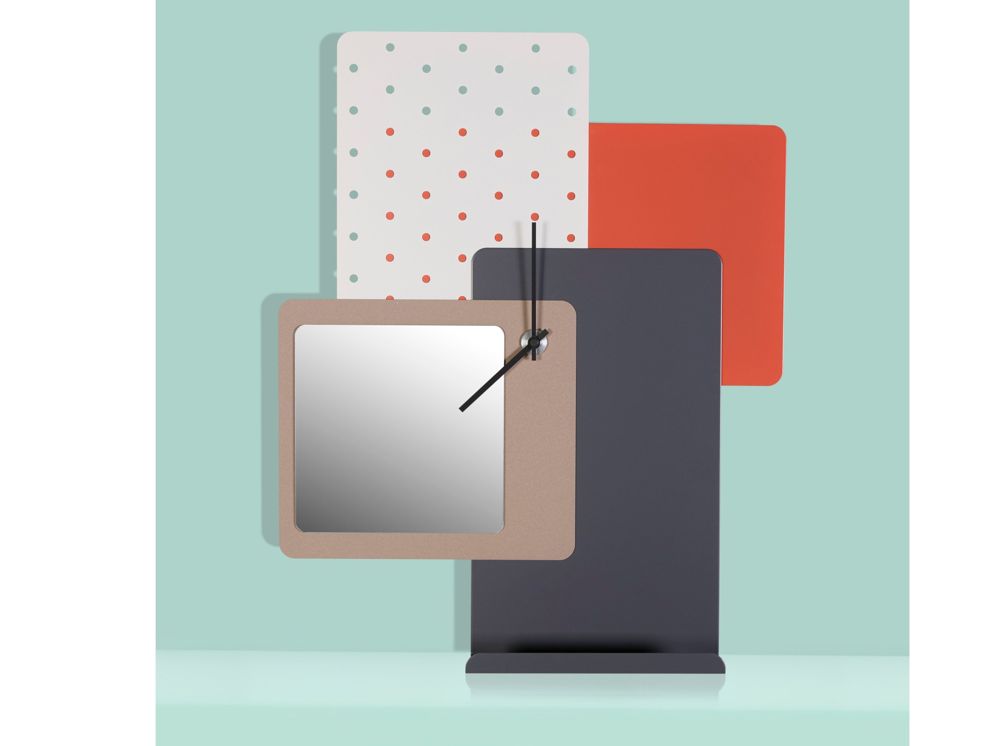 Настенные часы с контейнером и зеркалом Giacopini CLOCK ARCH-00007958 - Вид №1