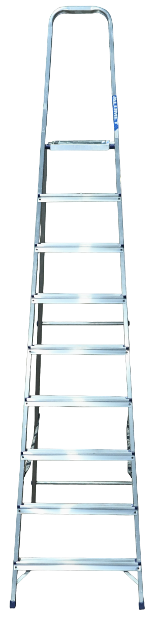 Стремянка алюминиевая 9 ст ALUMET Ам709 - Вид №3