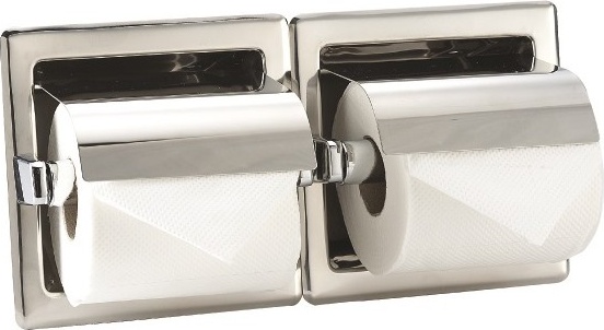 AIE320C Двойной держатель для рулонов туалетной бумаги из нержавеющей стали mediclinics 