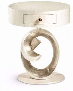 Cantori Круглая тумбочка из дерева с ящиками Olga