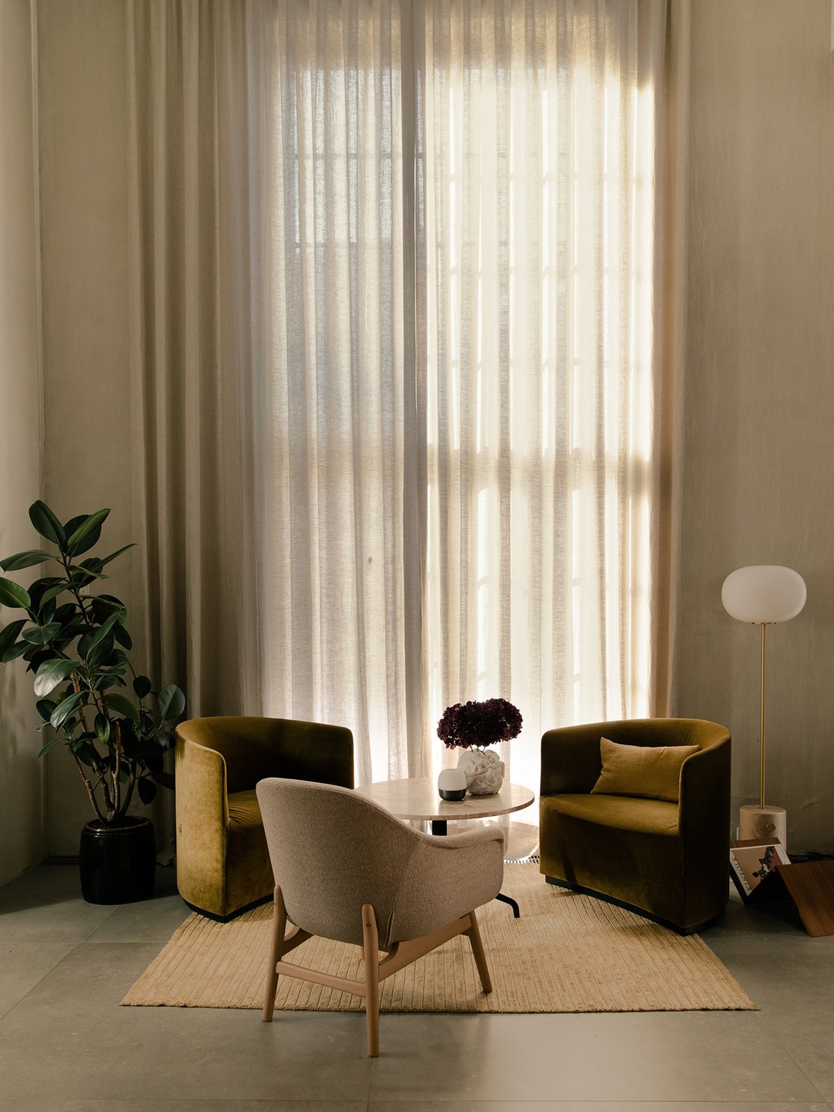 9303659 MENU Стол-колонна для отдыха Harbour Черный | Белый мрамор  - Вид №2