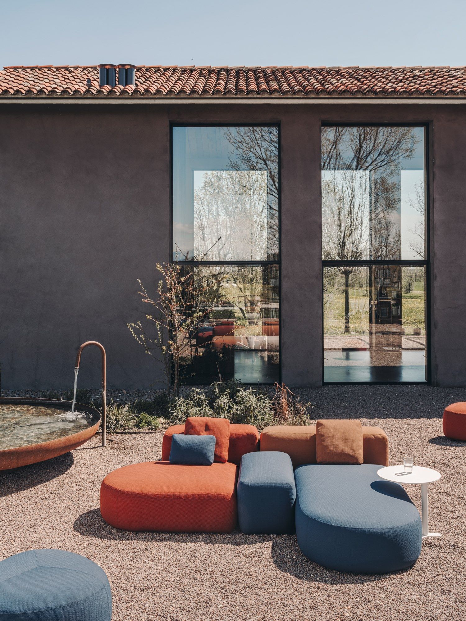 Двухсторонний съемный модульный диван из ткани Lapalma ARCH-00058755 - Вид №5