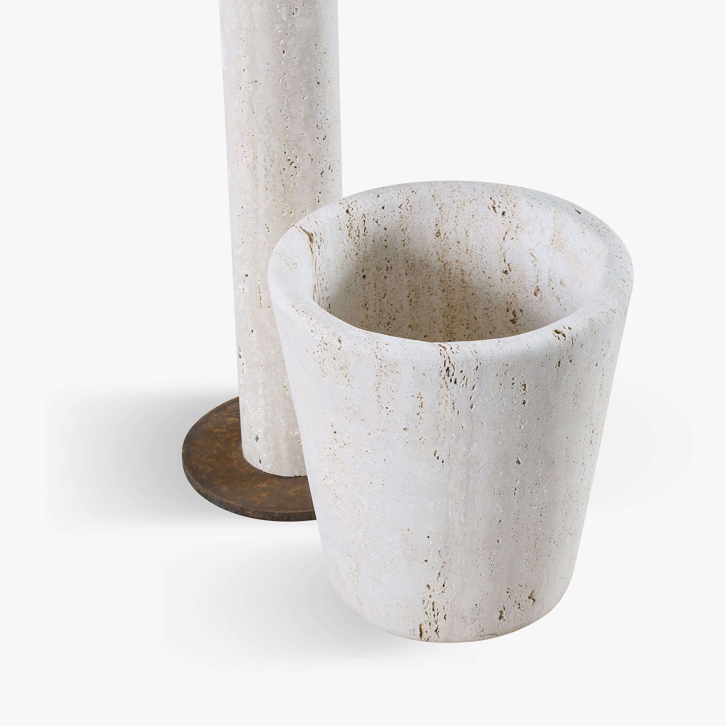 Травертин садовый питьевой фонтанчик VELTHA® Nascor ARCH-00077454 - Вид №2