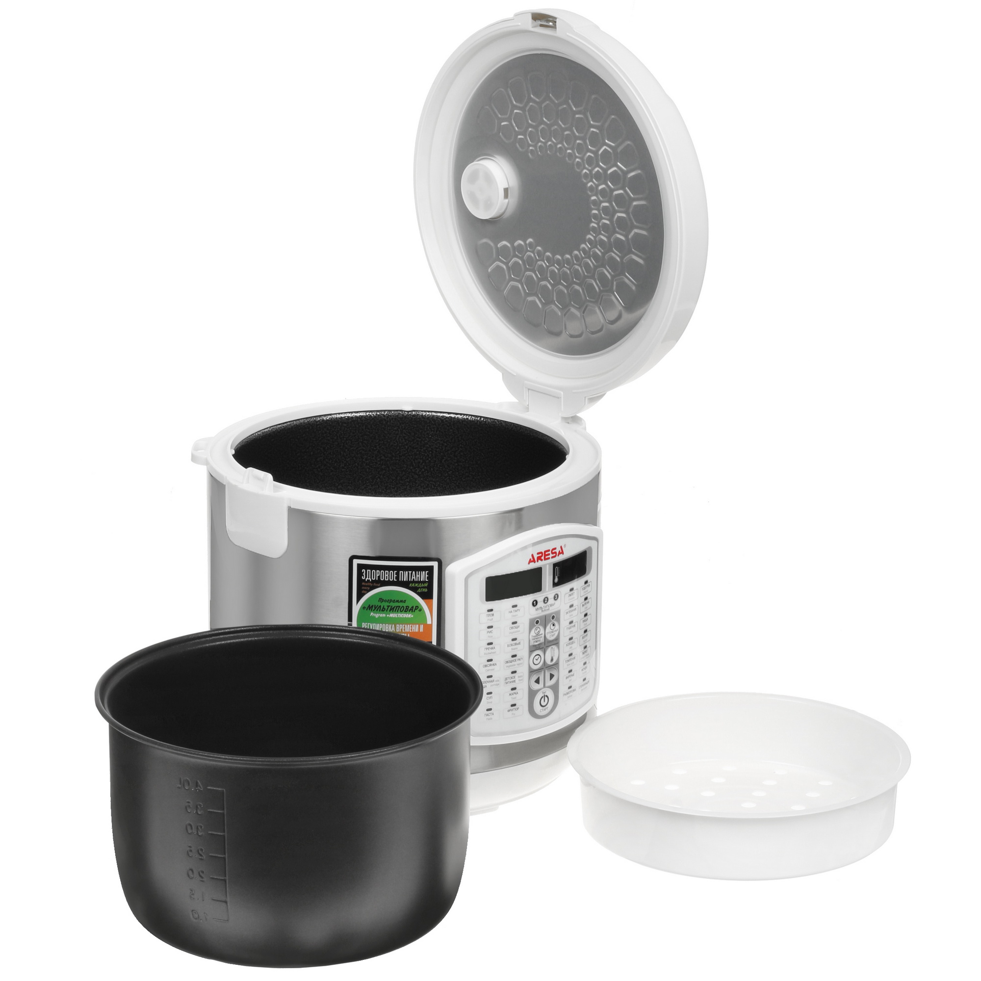 9903779 Мультиварка ARESA AR-2011 белый STDN-0062179 - Вид №5