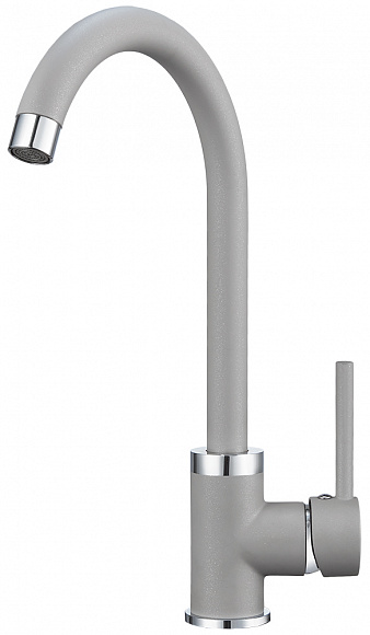 2125, АЛЮМИНИУМ, СМЕСИТЕЛЬ КУХОННЫЙ GRANULA 2125-ST17 - Вид №1