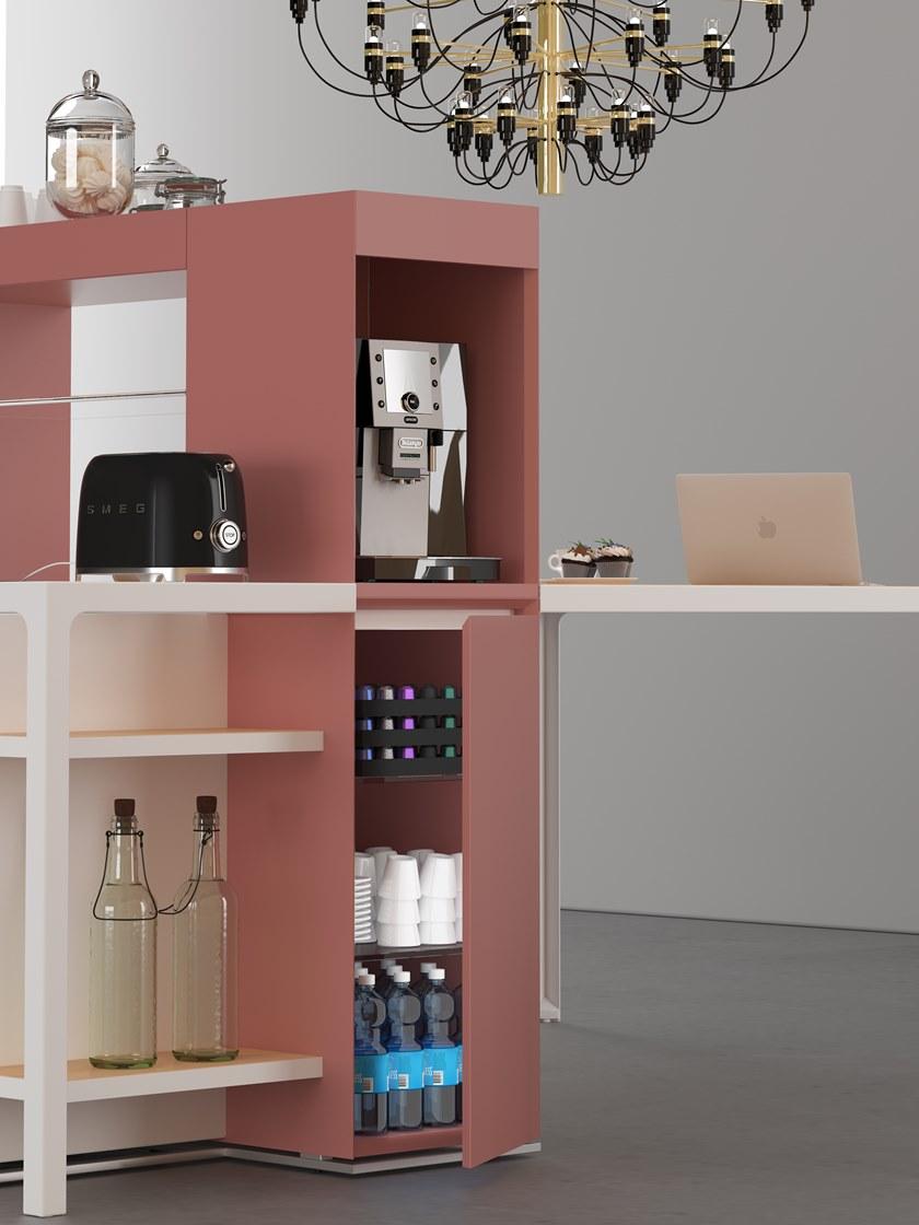 ESTEL GROUP Мини-кухня с полуостровом Isole h90-h105 sun-id-1369500 - Вид №12