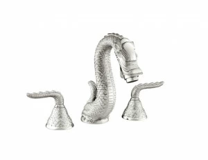 059001.000.62 Набор для раковины с тремя отверстиями Сатин никель