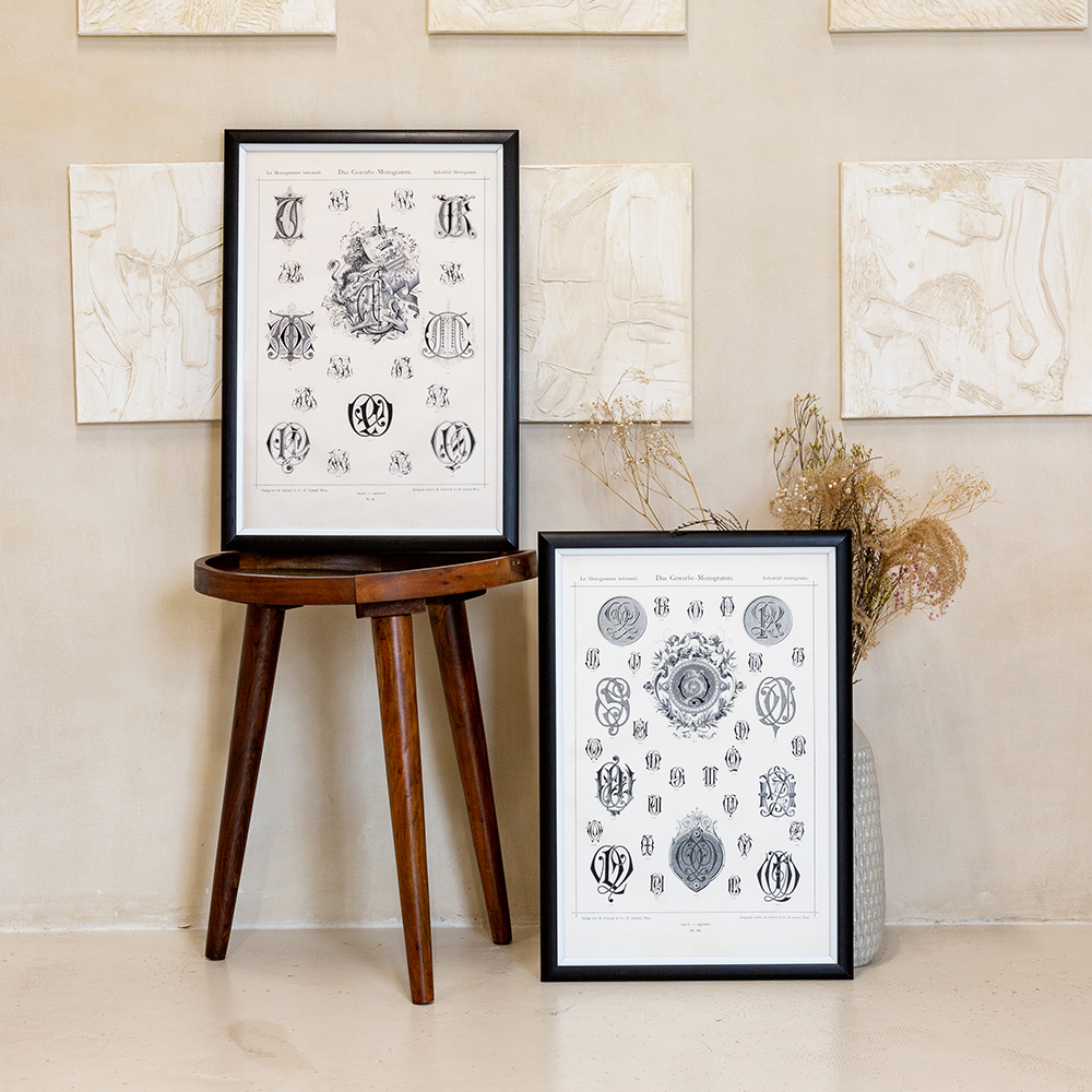 21080916 Арт-постер «Монограмма 70» Object Desire Азбука мечты  - Вид №1