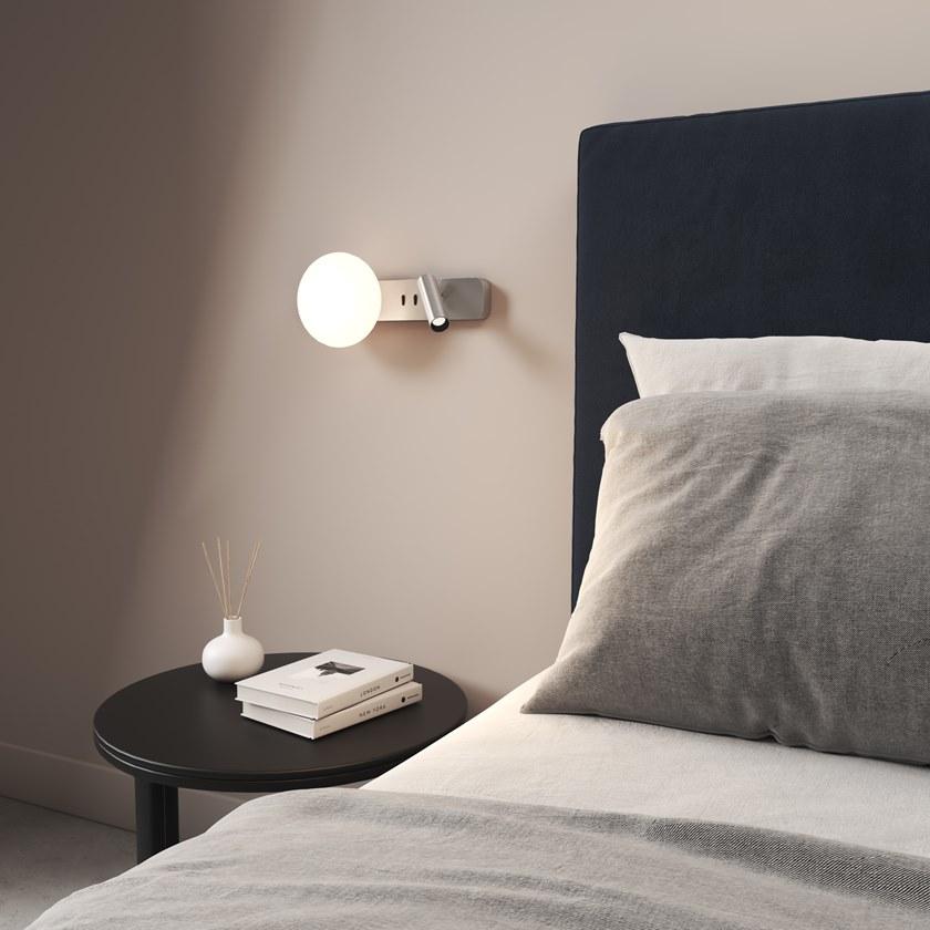 Astro Lighting Алюминиевая лампа для чтения прямого и непрямого света в современном стиле с фиксированным кронштейном Zeppo sun-id-1501885 - Вид №13