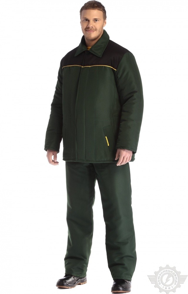 62262 Костюм "Дон" зеленый  Зимняя спецодежда  размер 56-58/170-176  - Вид №5