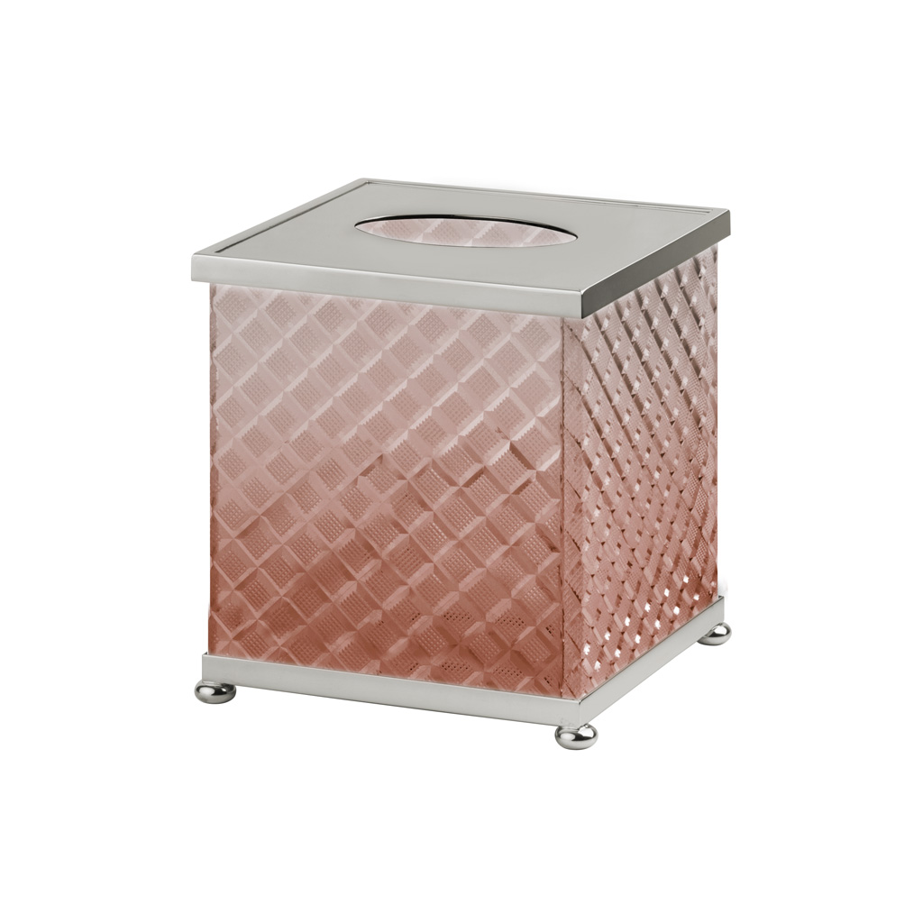 FS09P-651 FS09P-651 Квадратная коробка для салфеток ДОЗАТОРЫ ТКАНЕЙ Cristal & Bronze TISSUE DISPENSERS  - Вид №2