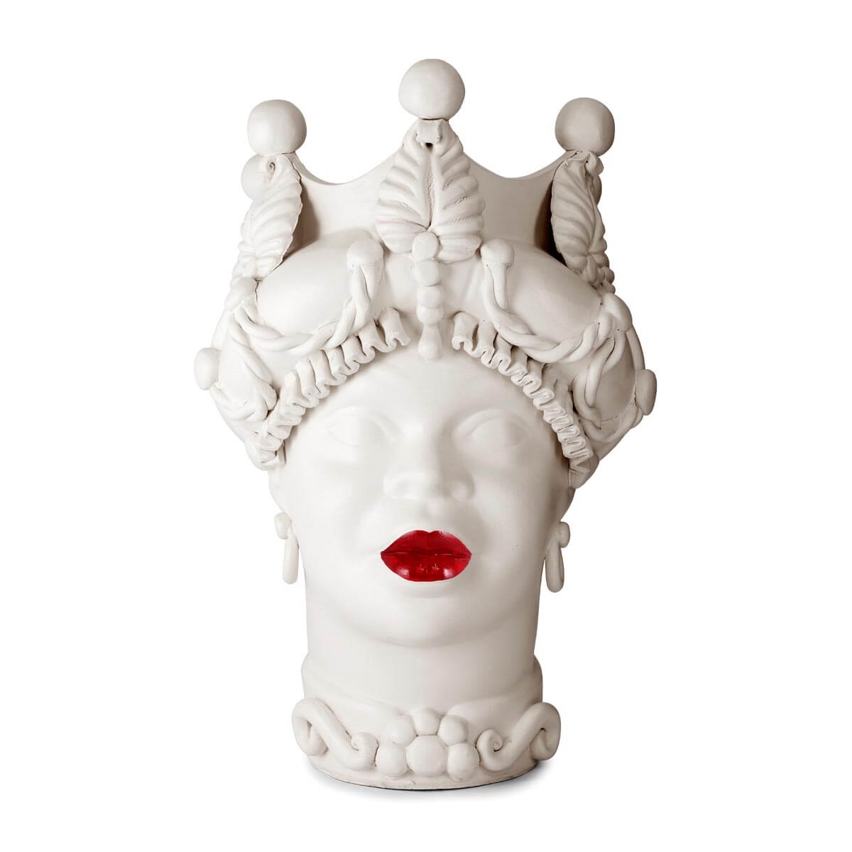 200945-18 ABHIKA ВАЗА MORO LADY BAROQUE WHITE/GOLD  - Вид №1