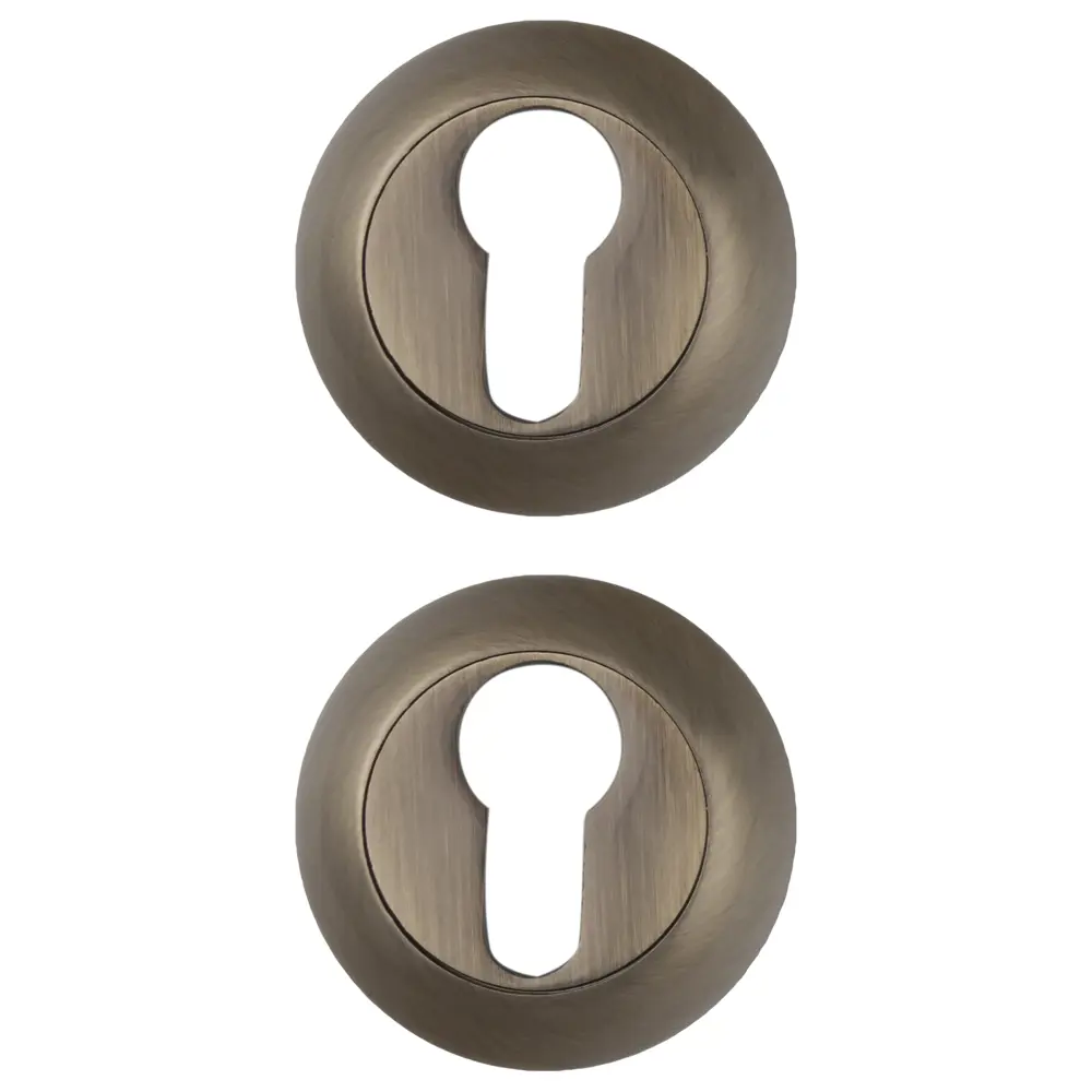 Накладка под евроцилиндр Puerto ET AL 08 цвет бронза античная 2 шт STLM-2147912 - Вид №2