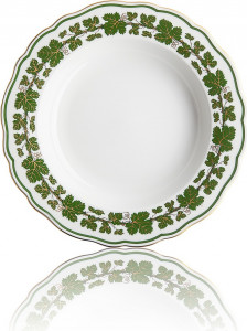 85853 Meissen Тарелка суповая 24см "Виноградная лоза" (с золотом) Фарфор