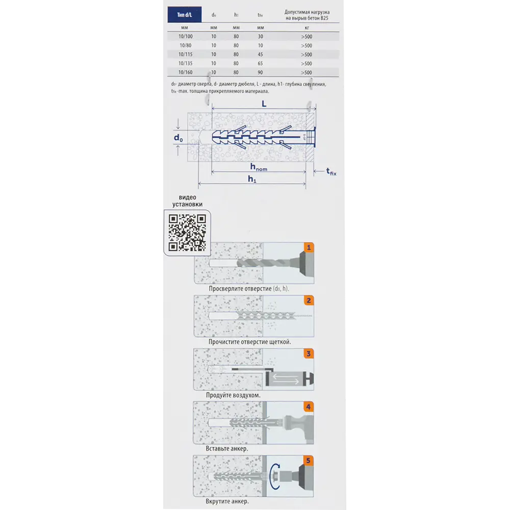 Дюбель фасадный Sormat S-UF HEХ 10x100 мм 2 шт STLM-2067668 - Вид №5