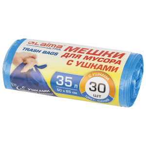 90808761 Мешки для мусора 607684 35 л 30 шт STLM-0391895 LAIMA