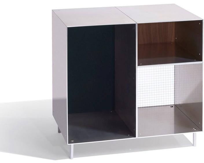 Atelier Belge Модульный открытый книжный шкаф из алюминия Totem sun-id-1478581 - Вид №2