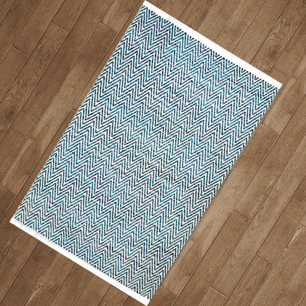 Коврик декоративный Ctim Агра IC-14434 60x90 см цвет голубой 89424219 STLM-2064605  - Вид №1