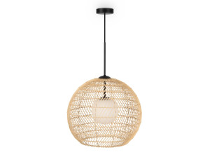Плетеный подвесной светильник