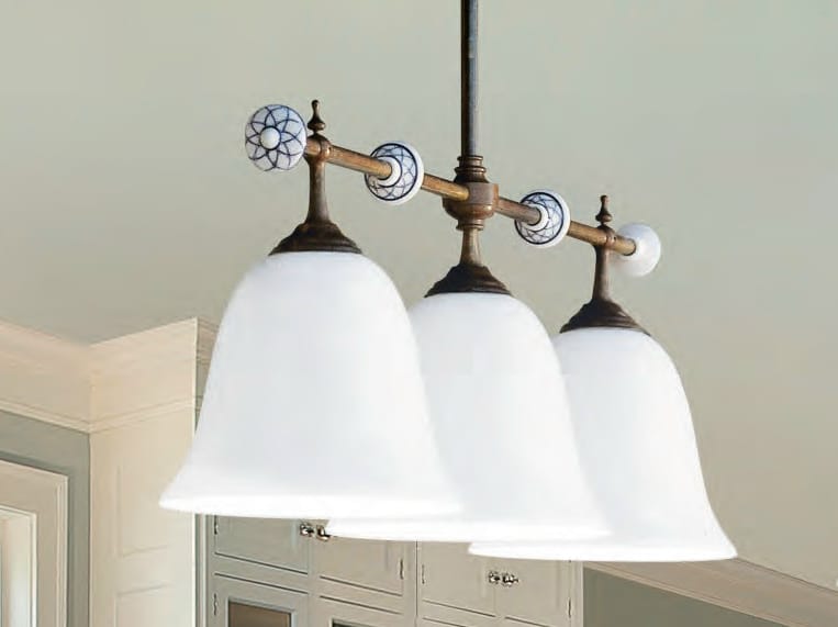 Стеклянный подвесной светильник Aldo Bernardi Caracoi ARCH-00110125