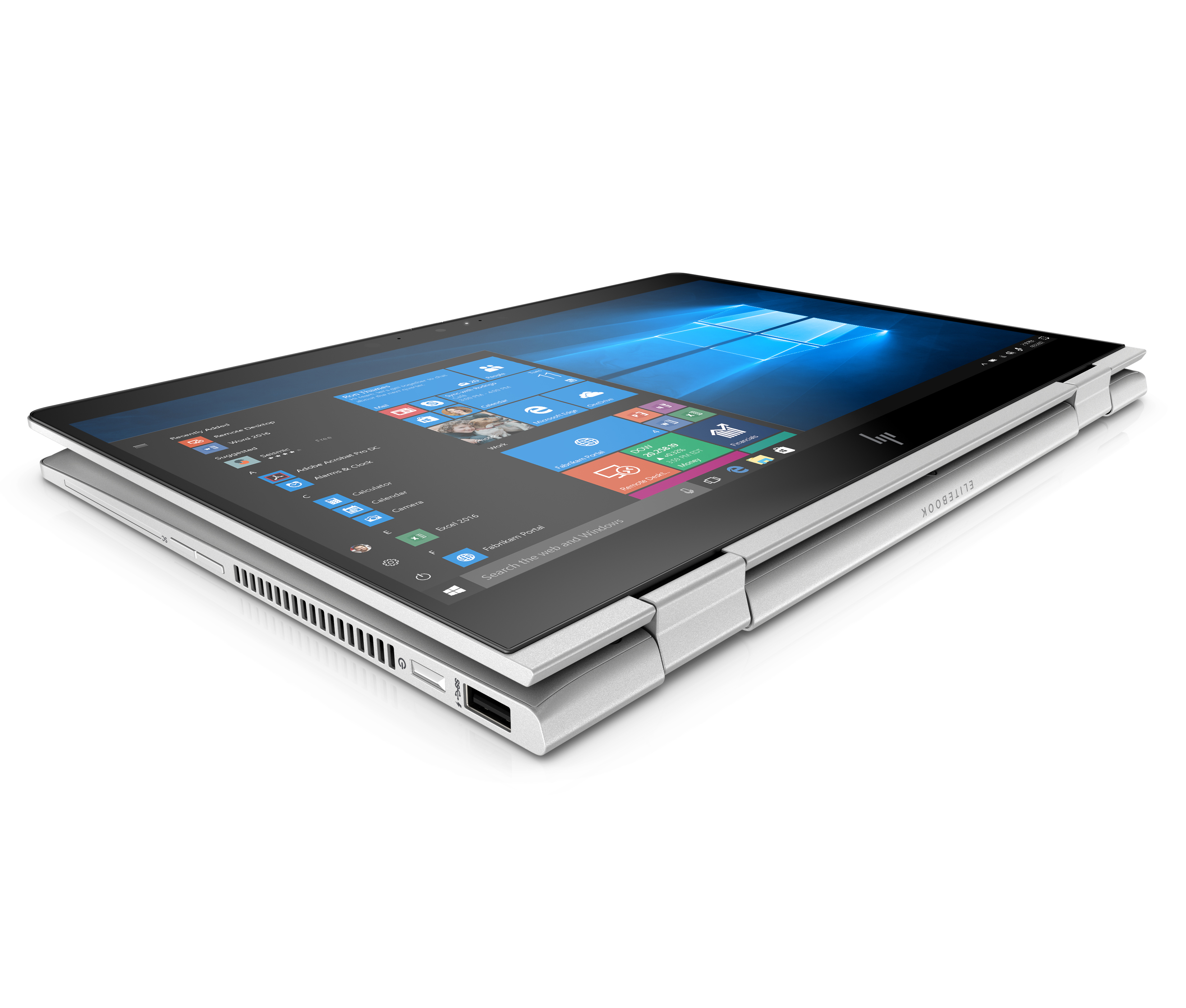 6XD34EA#ACB elitebook x360 830 g6 13.3"(1920x1080)/touch/intel core i5 8265u(1.6ghz)/16384mb/512ssdgb/nodvd/int:intel hd graphics 620/53whr/war 3y/1.35kg/silver/w10pro + 1000 nit sure view HP Santreyd  - Вид №4