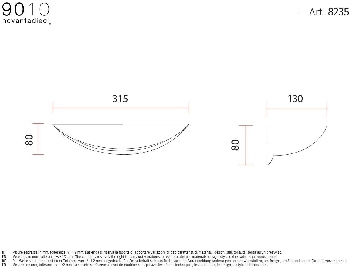 9010 novantadieci Аппликация светодиода из керамики  8235  - Вид №3