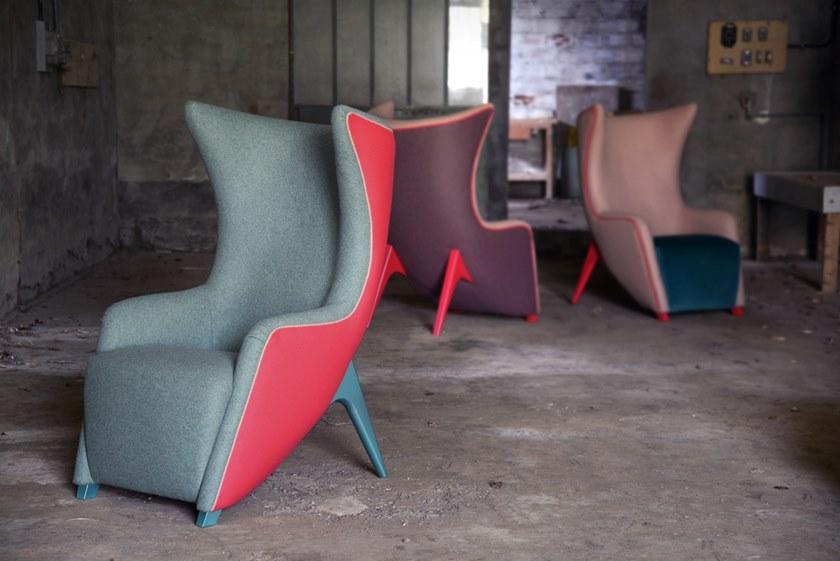 Adrenalina Кресло из ткани с высокой спинкой Gea sun-id-1345977 - Вид №2