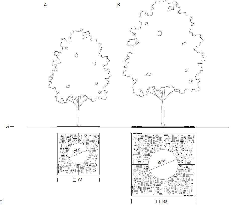 URBIDERMIS Решетка для дерева чугунная sun-id-1377983 - Вид №3