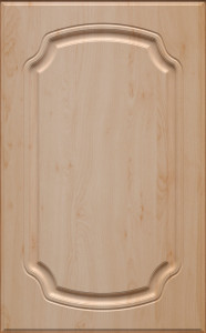 Фасады для кухни Классика Фрезеровка «Классика Романская» Берёза полированная №22