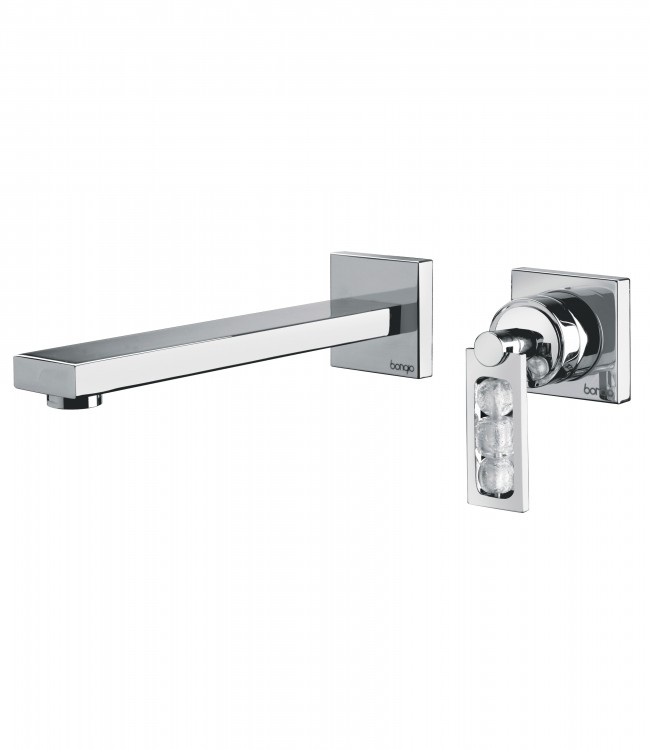 48538/22 Встраиваемый смеситель для раковины 220 мм. носик. Bongio Myamix Crystal 