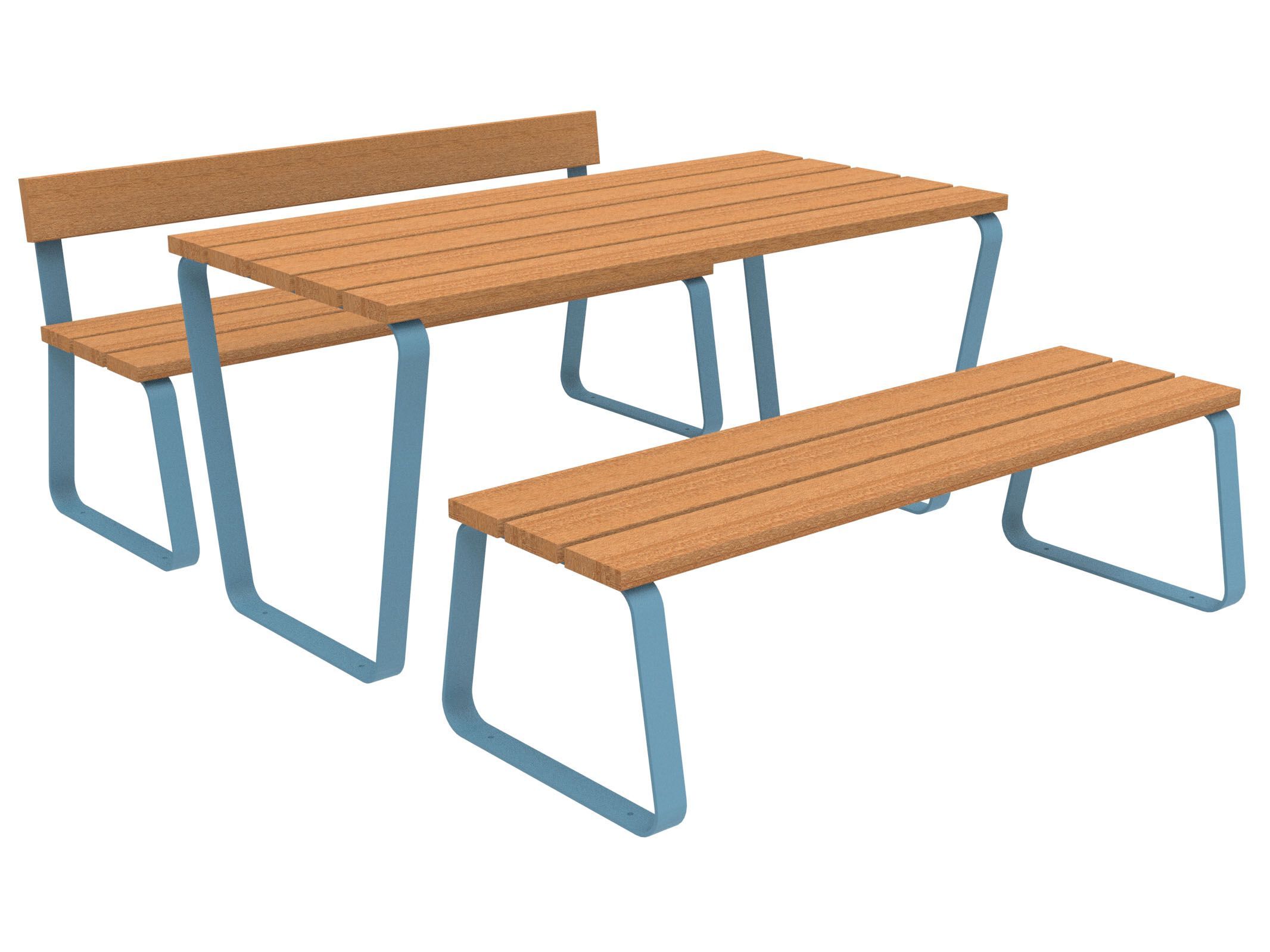 Стол для пикника со встроенными скамейками Lazzari Sunny ARCH-00041799 - Вид №8