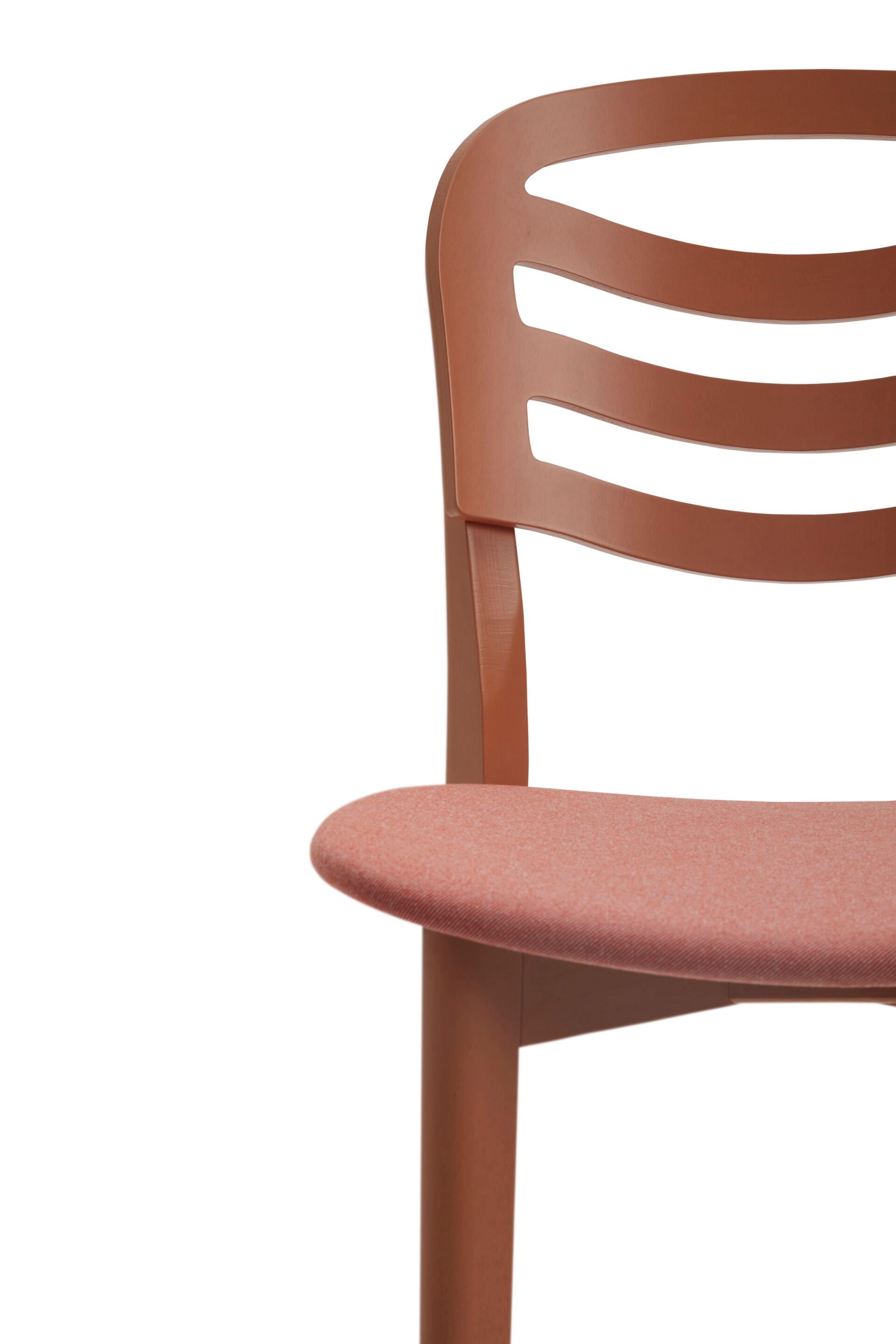 Высокий стул из бука с мягким сиденьем Origins 1971 Farah ARCH-00064746 - Вид №1