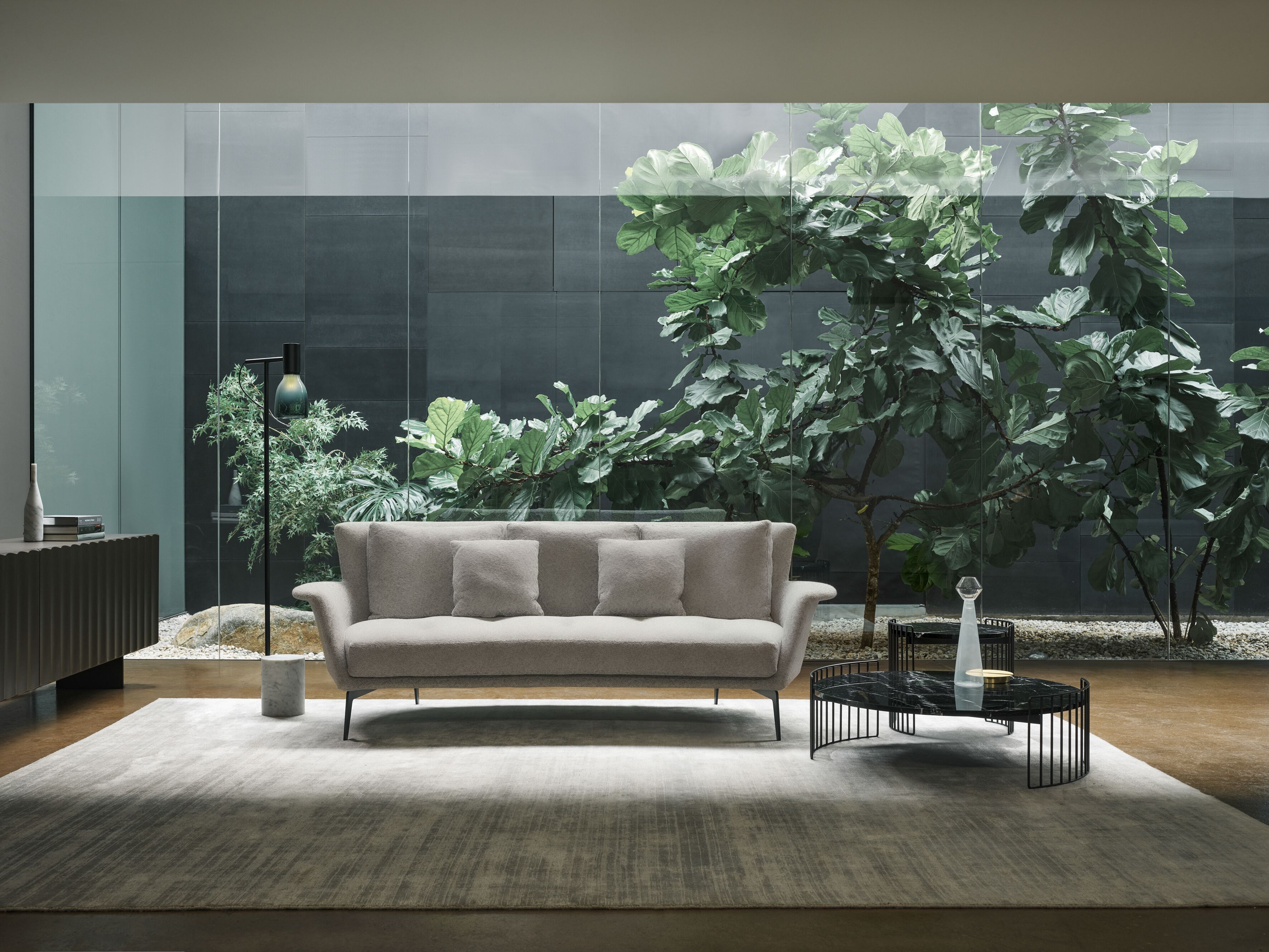 Изогнутый диван из ткани BONALDO Lovy ARCH-00130893 - Вид №8