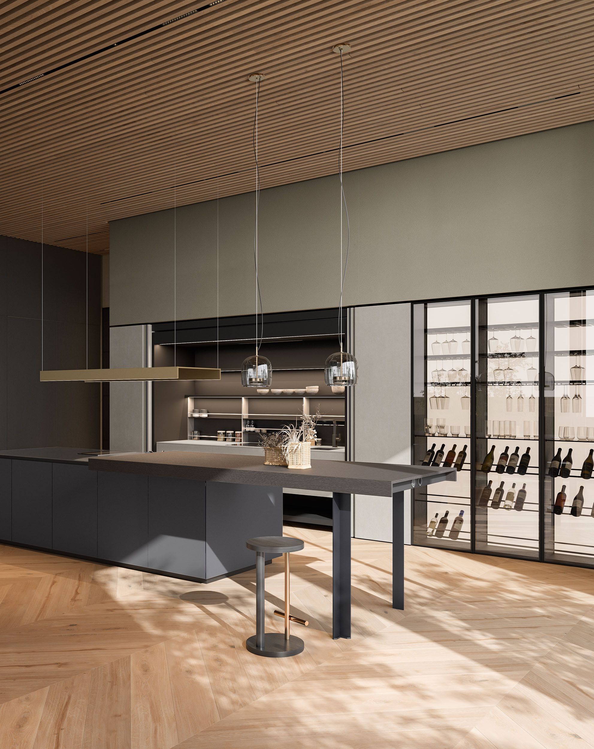 Кухня с островом Copatlife Life Projects ARCH-00029426 - Вид №7