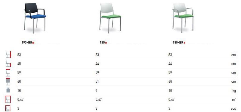 LD Seating Стул для конференций штабелируемый Seance art sun-id-1358454 - Вид №8
