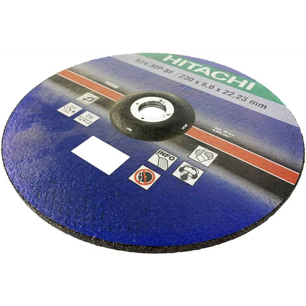 Диск зачистной по стали Hitachi 230x22.2x6 мм STLM-2121295 - Вид №2