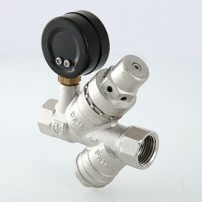 VT.082.N.04 Редуктор давления с фильтром и манометром Valtec 1/2"  - Вид №13