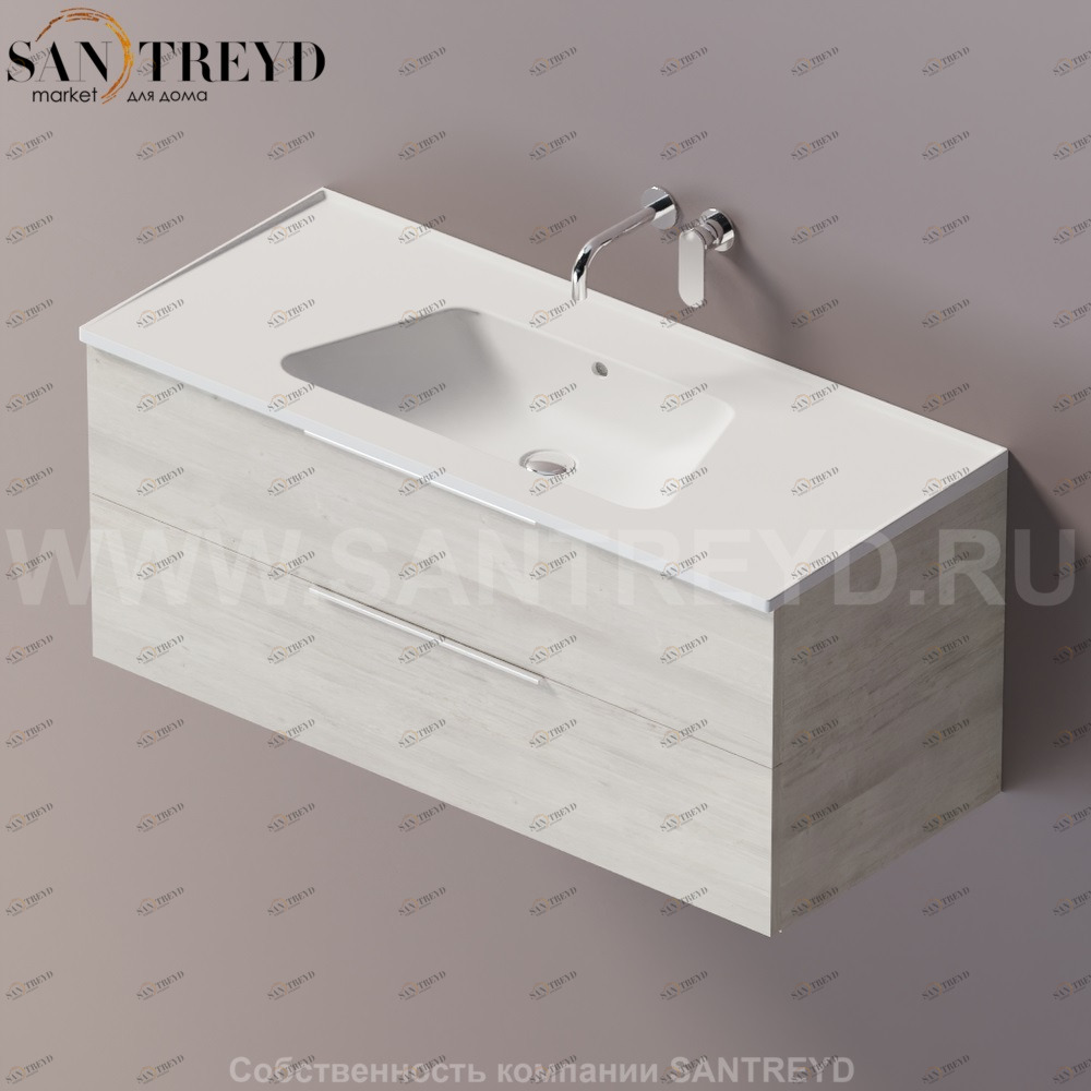 Flaminia BLOOM Тумба под раковину 120 см с 2 ящиками BBX949.WW Ceramica Flaminia