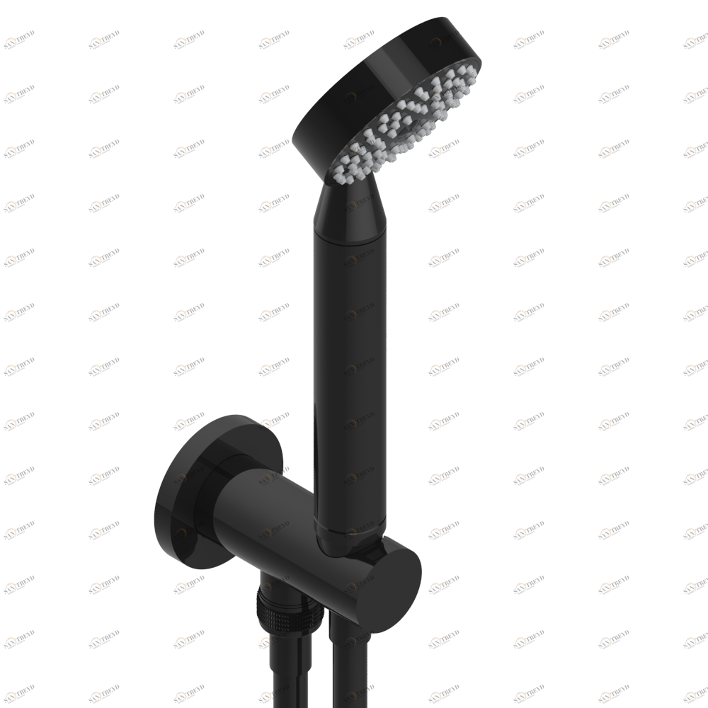 U5C-54 Душ ручной стильный встраиваемый в стену, шланг и патрубок для душа с крючком Thg-paris Paradise Покрытие PVD бронза U5C 54 CAT.F