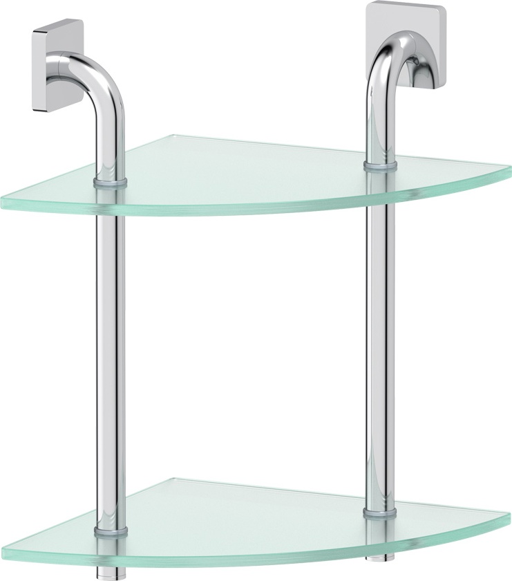 AVA 052 Полка угловая 2-х ярусная 26 cm ELLUX Avantgarde