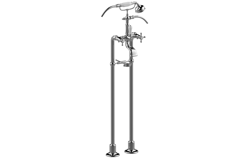E-3895-C2 Floor-mounted bathtub mixer (ceramic handle) GRAFF Adley