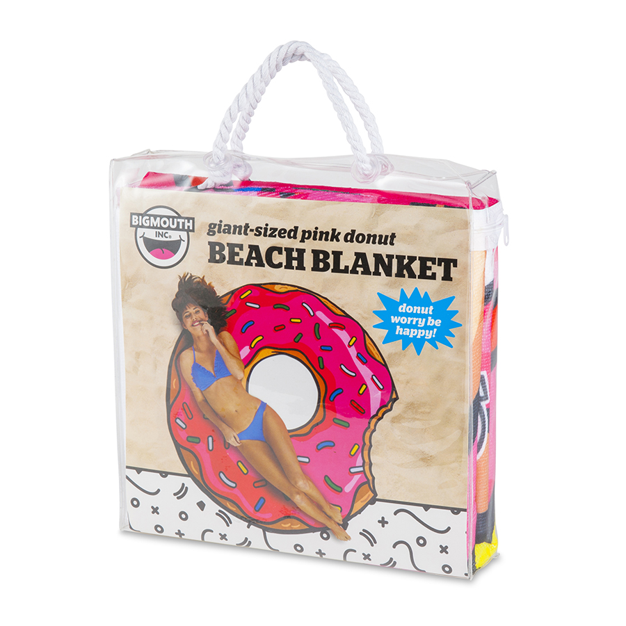BMBTDO Покрывало пляжное , strawberry donut BigMouth  - Вид №3