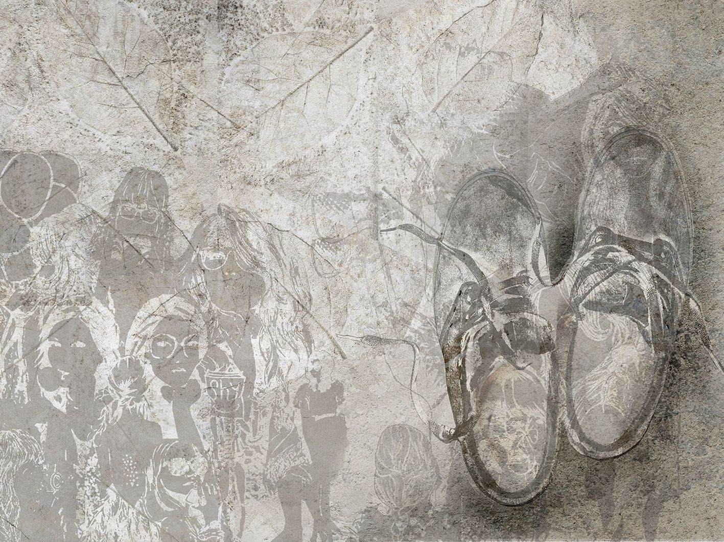 Огнестойкие водонепроницаемые прорезиненные обои из стекловолокна Tecnografica декоративные ARCH-00063325 - Вид №1