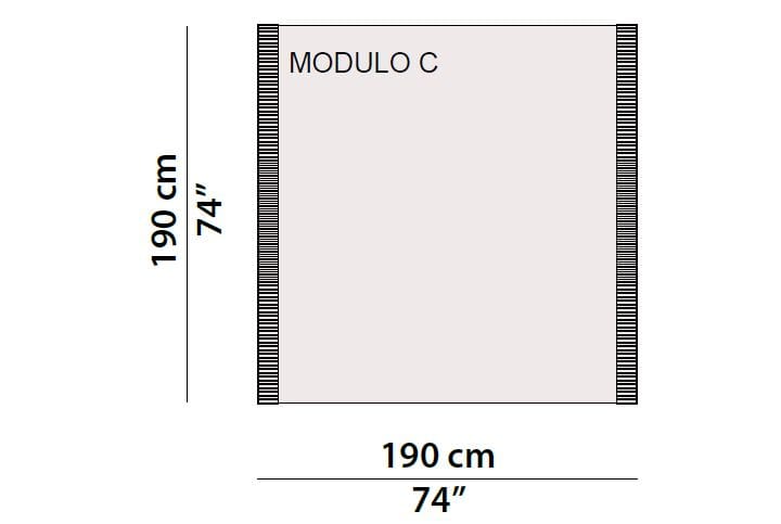 Ткань сплошной цвет квадратный ковер ручной работы Baxter TERAI C ARCH-00018507 - Вид №1