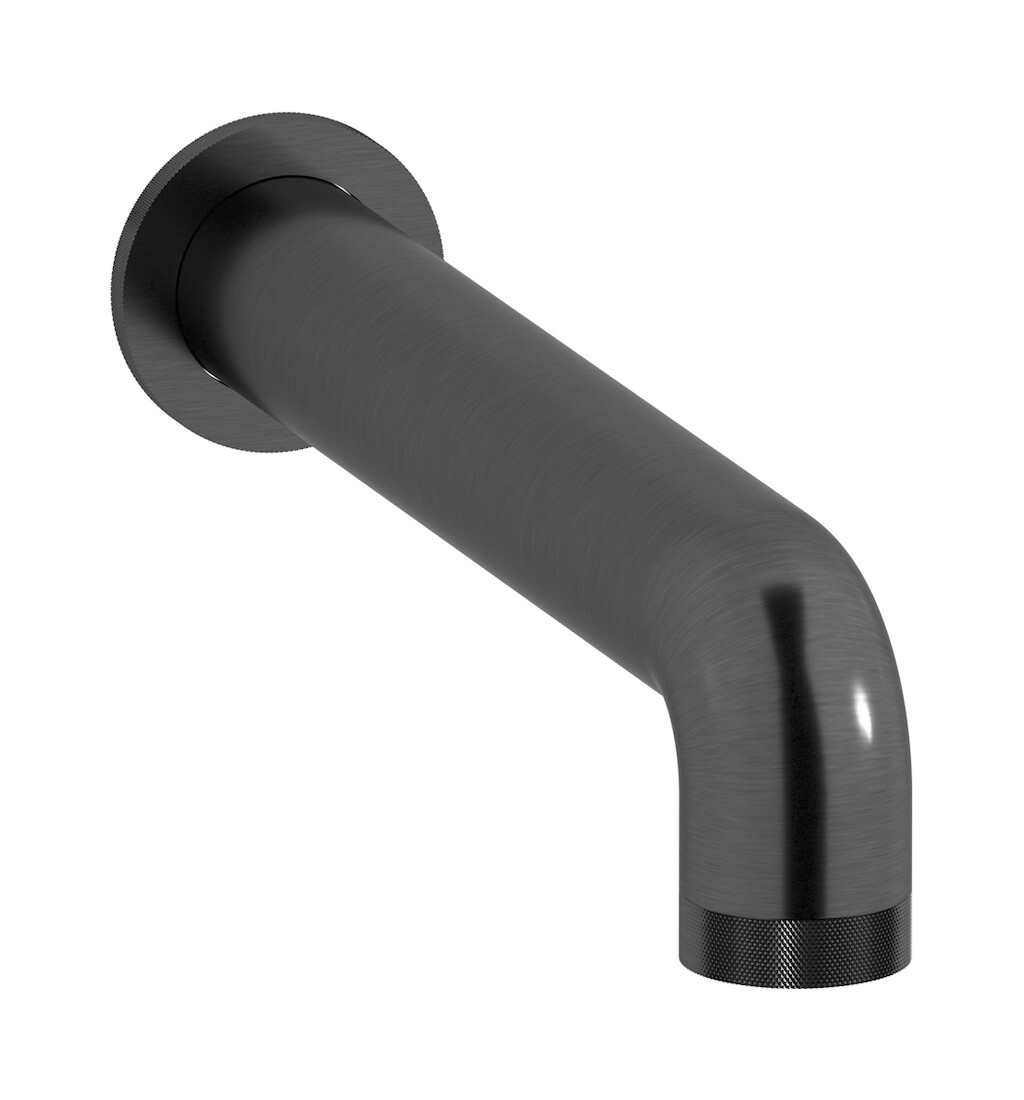 Настенный излив WE ARE IB b2320cs_23 Brushed Black Chrome Bold